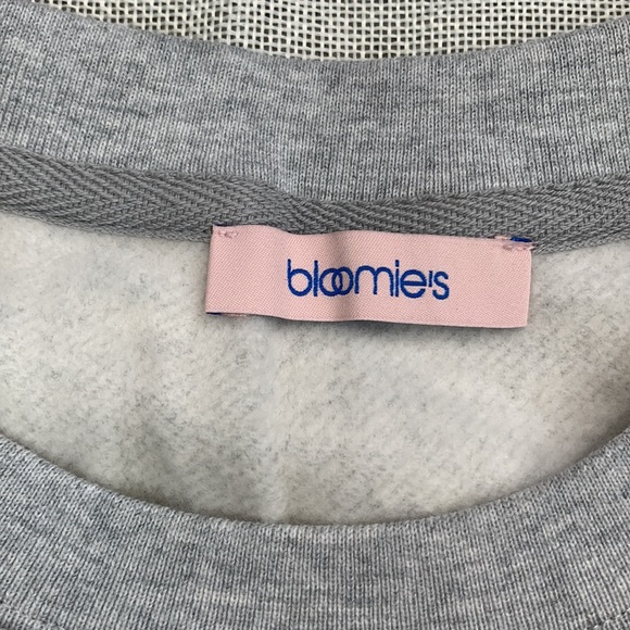 Bloomie's Unisex Cotton Crest Graphic Sweatshirt Size M - Picture 3 of 9